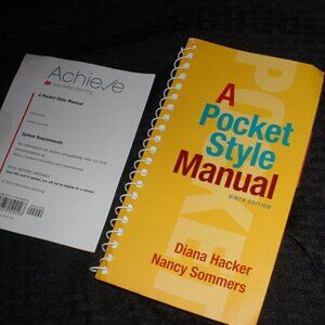 A POCKET STYLE MANUAL Ninth Edition BY Diana Hacker Nancy Sommers